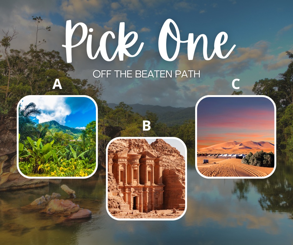 Pick One: Off the beaten path